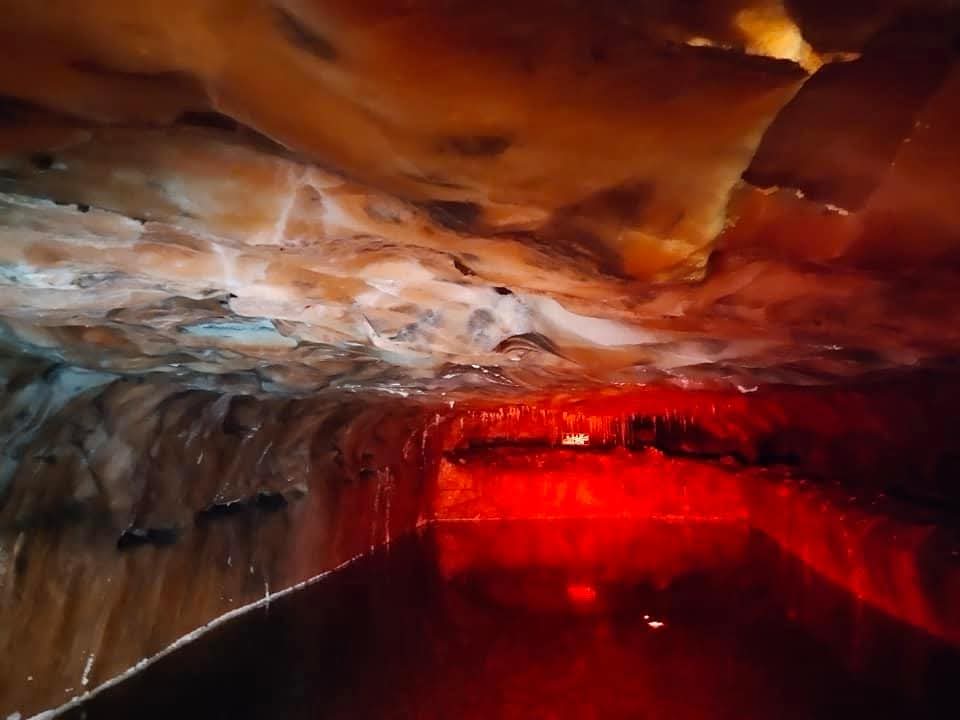 Khewra Salt Mine Pakistan interior - source of Himalayan salt