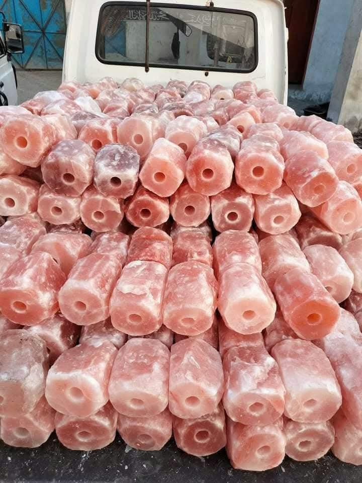Himalayan Animal Lick Salt Cylinder Blocks - Afkar Zahabiya